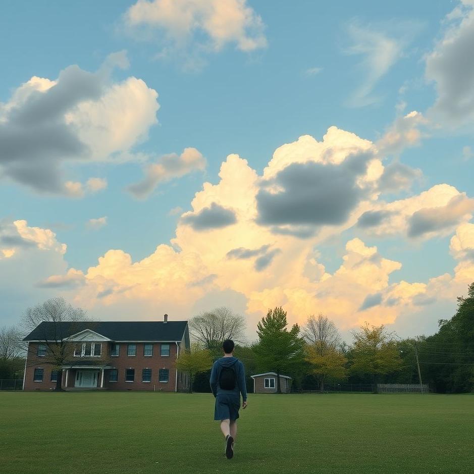 Dream : Walking at school in a dream