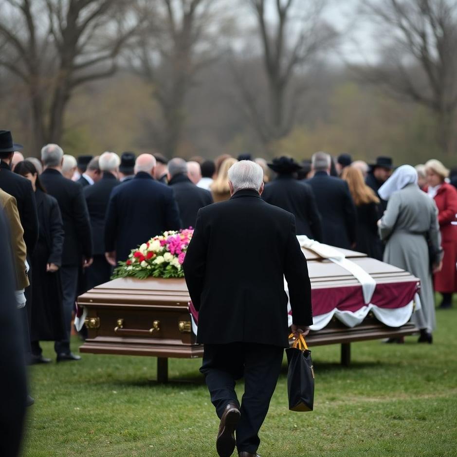 Dream : Walking behind a funeral 