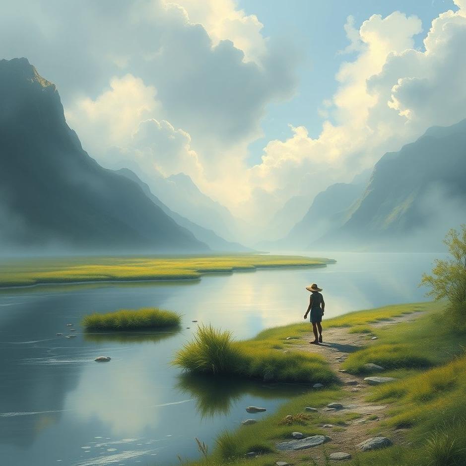 Dream : Walking by the river in a dream