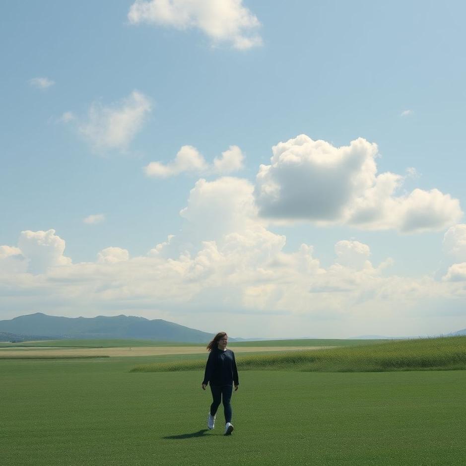 Dream : Walking coolly in a dream