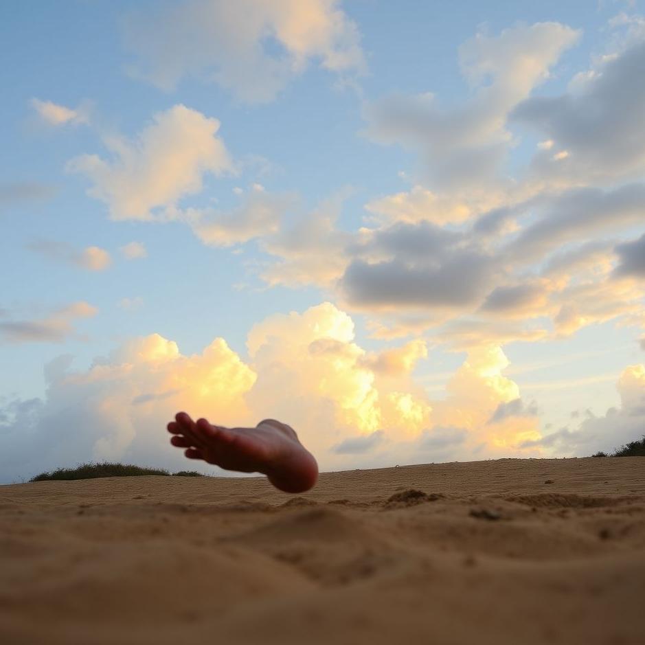 Dream : Walking foot lean in the dream