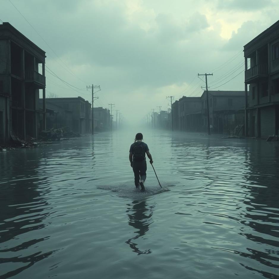 Dream : Walking in a flood in a dream