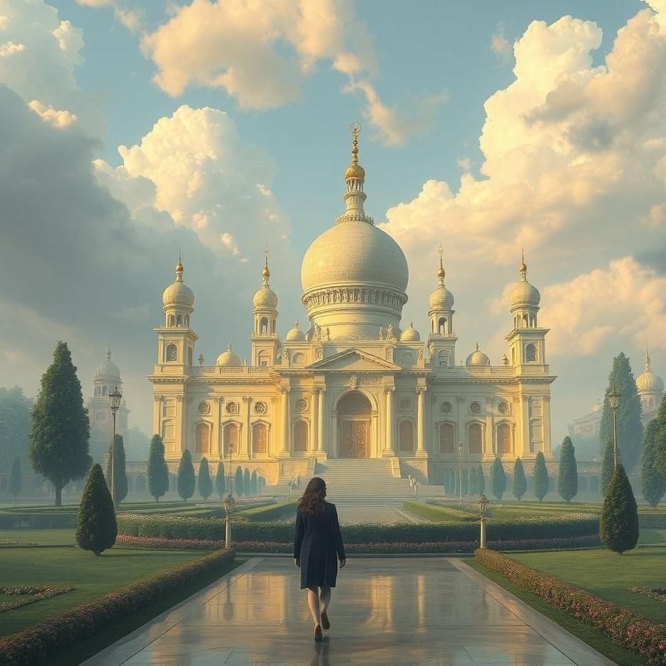 Dream : Walking in a palace in a dream