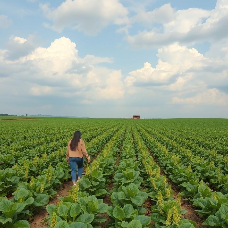Dream : Walking in a potato field in a dream