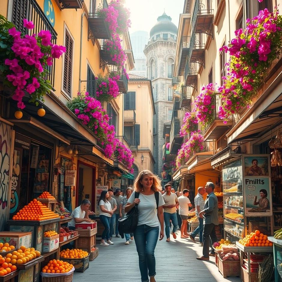 Dream : Walking in another city