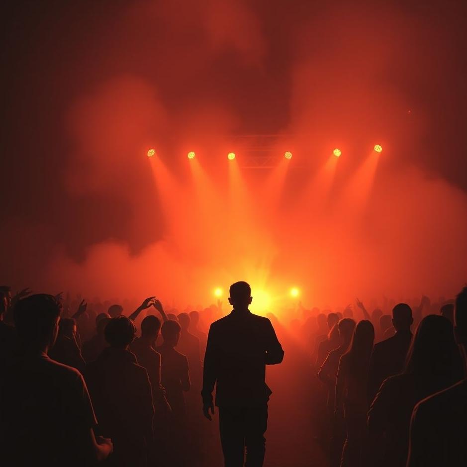 Dream : Walking in front of the crowd in a dream