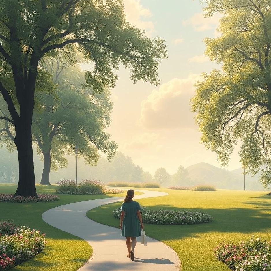 Dream : Walking in the park in a dream