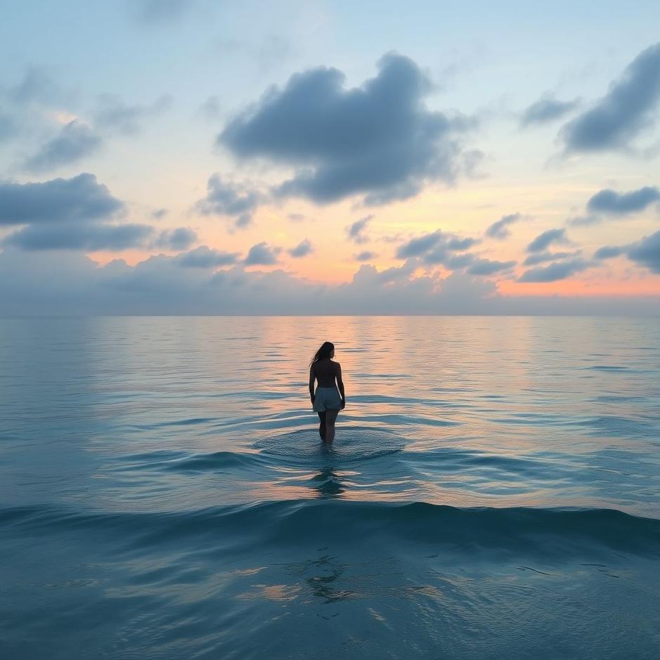 Dream Dictionary : Walking in the sea in the evening in the dream