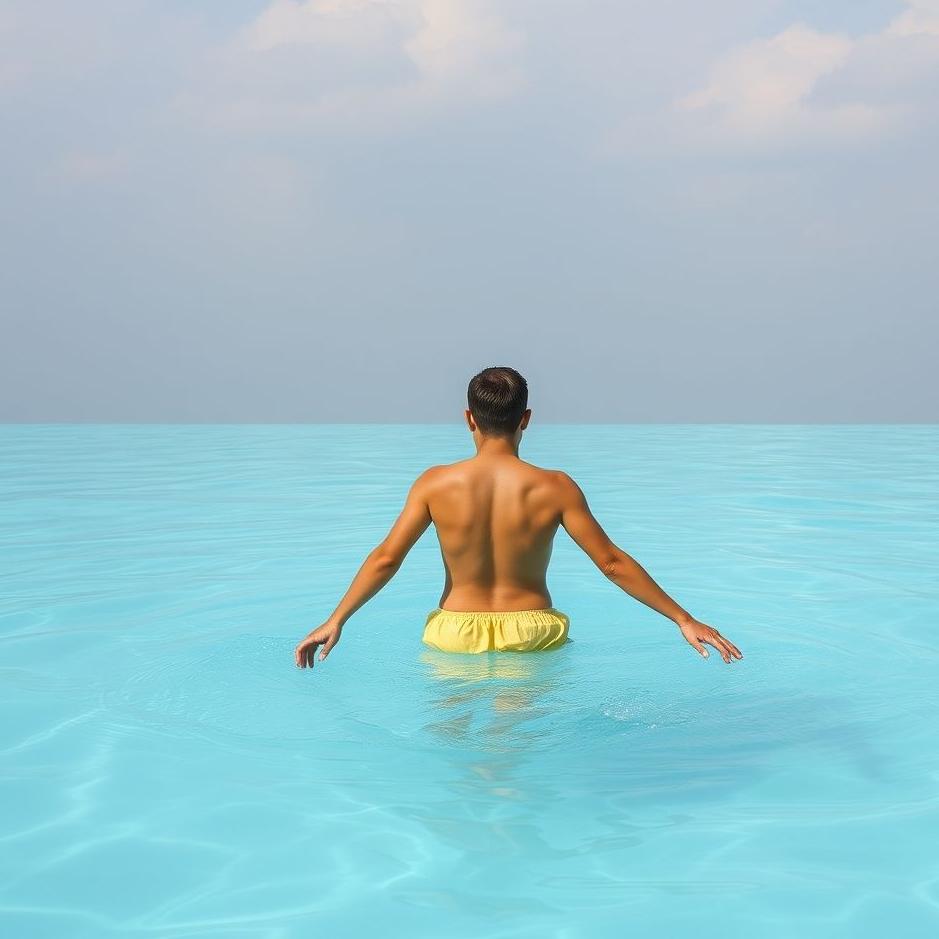 Dream : Walking into a pool with clothes on in a dream