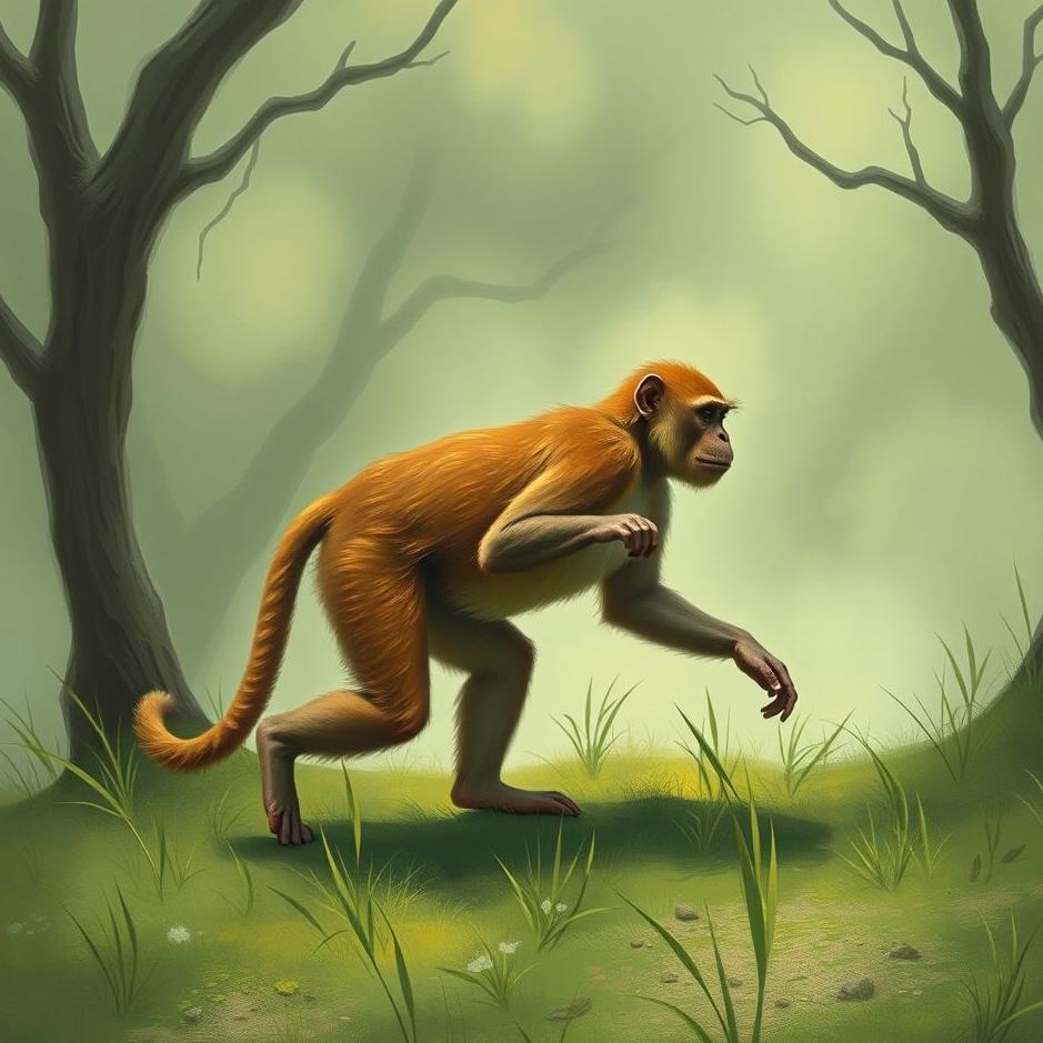 Dream : Walking like a monkey in a dream
