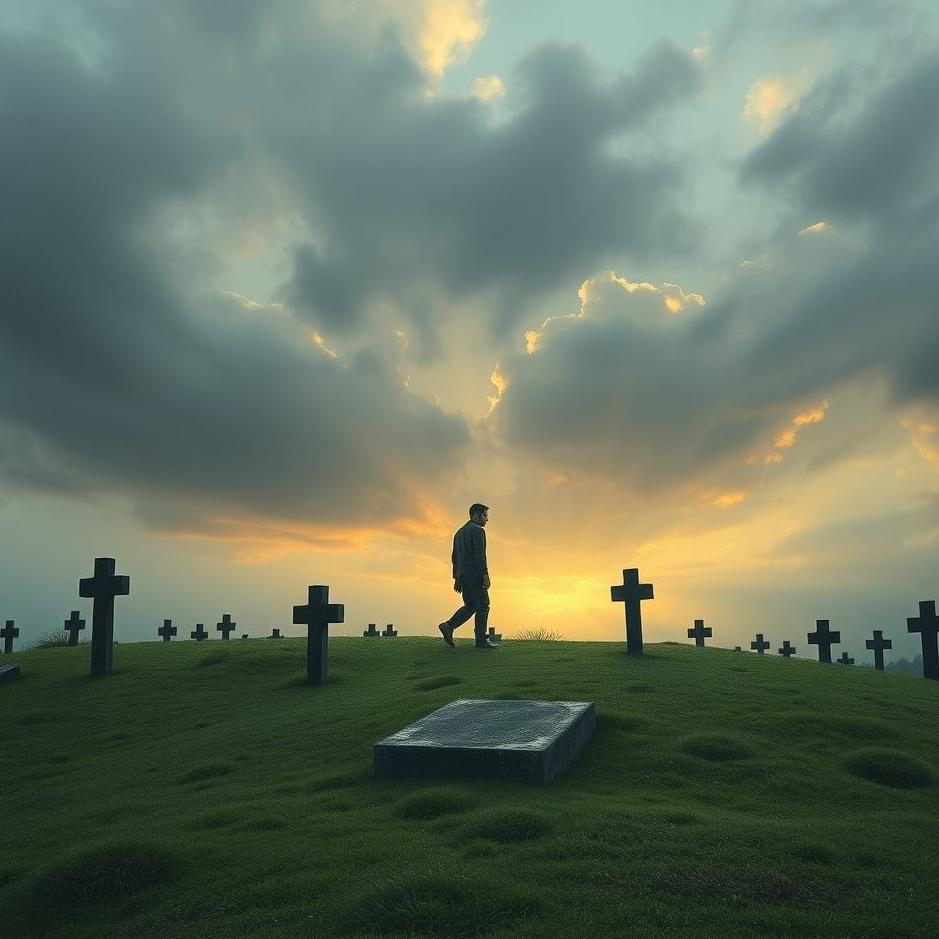 Dream : Walking on a grave in a dream