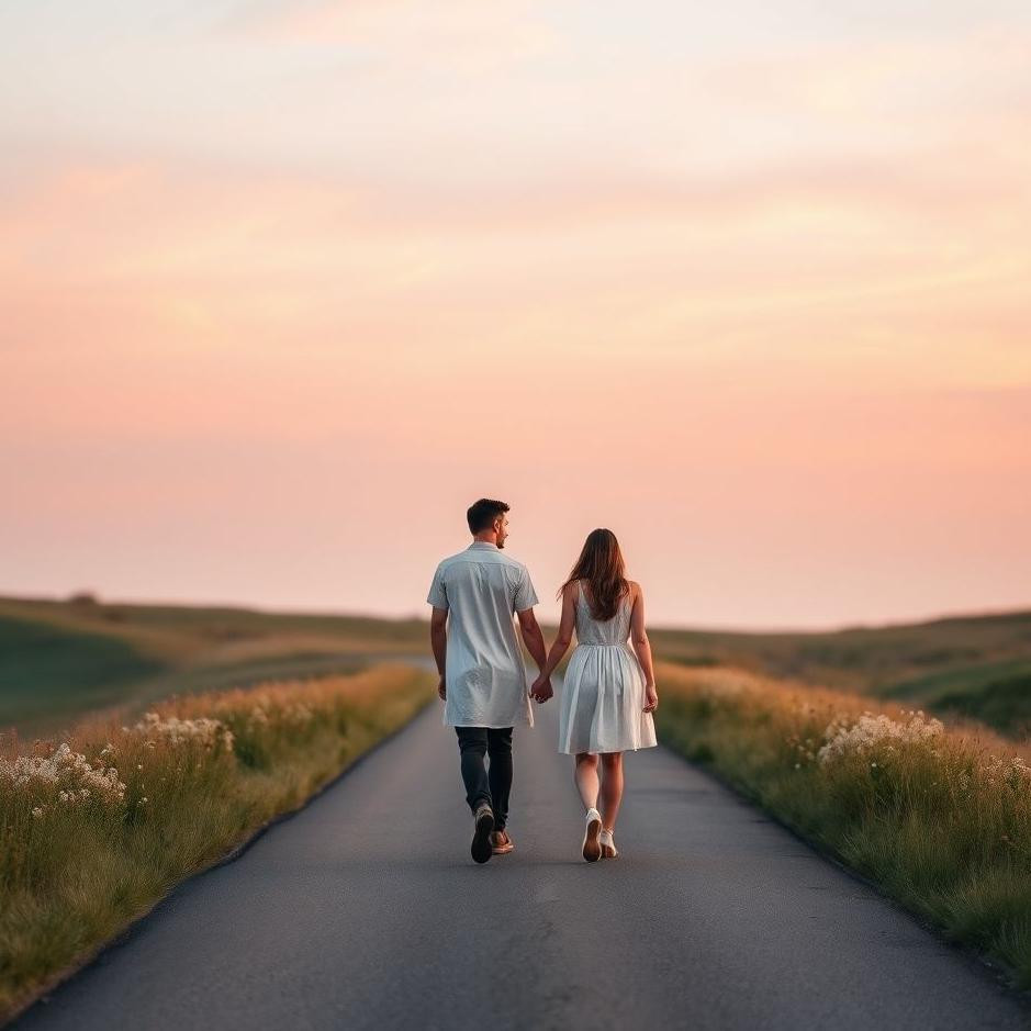 Dream : Walking on a long road with your lover in your dream
