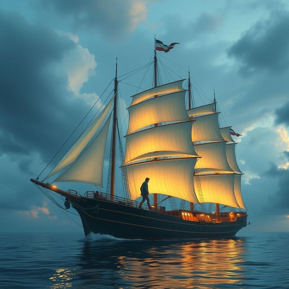 Dream : Walking on a ship in a dream