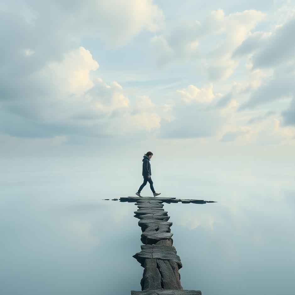 Dream : Walking on a thin plank in a dream