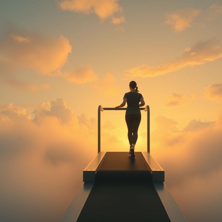 Dream : Walking on a treadmill in a dream