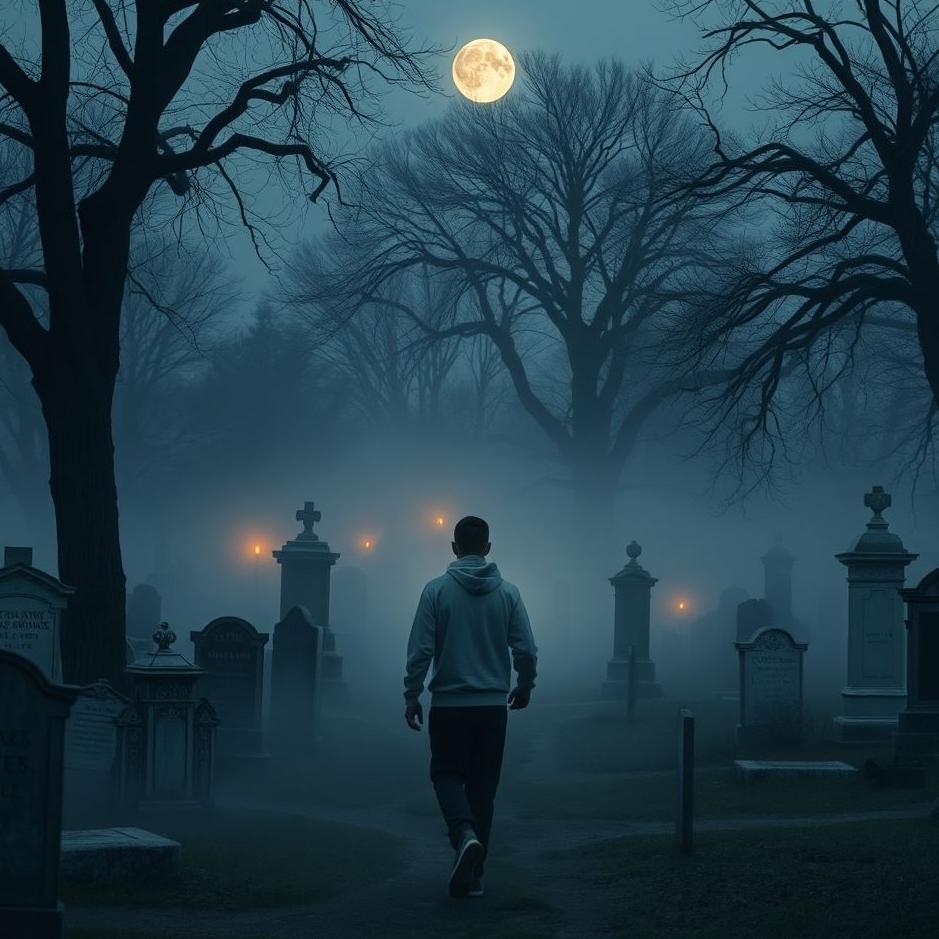 Dream : Walking on cemeteries in a dream