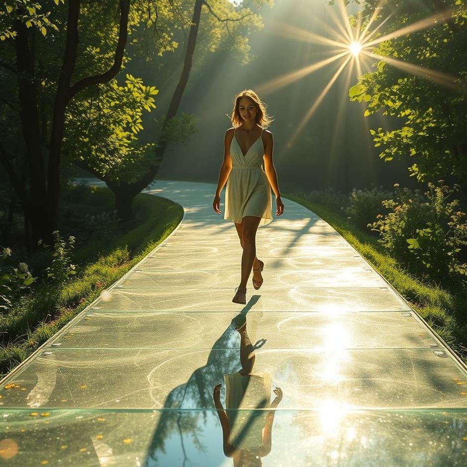 Dream : Walking on glass 