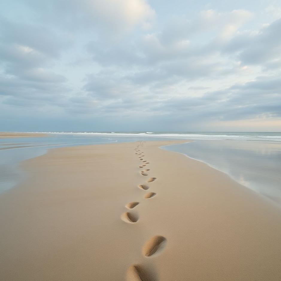Dream : Walking on sand in a dream