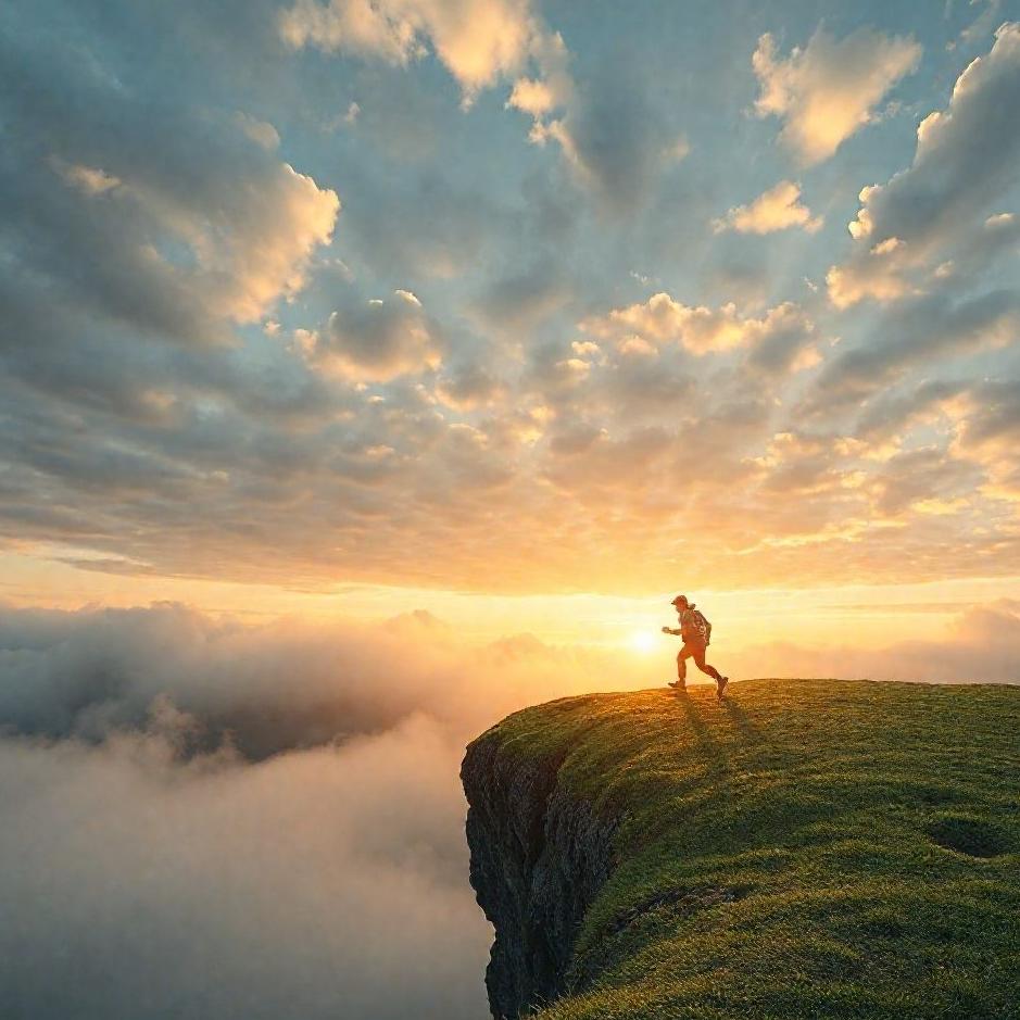 Dream : Walking on the edge of a goal in a dream