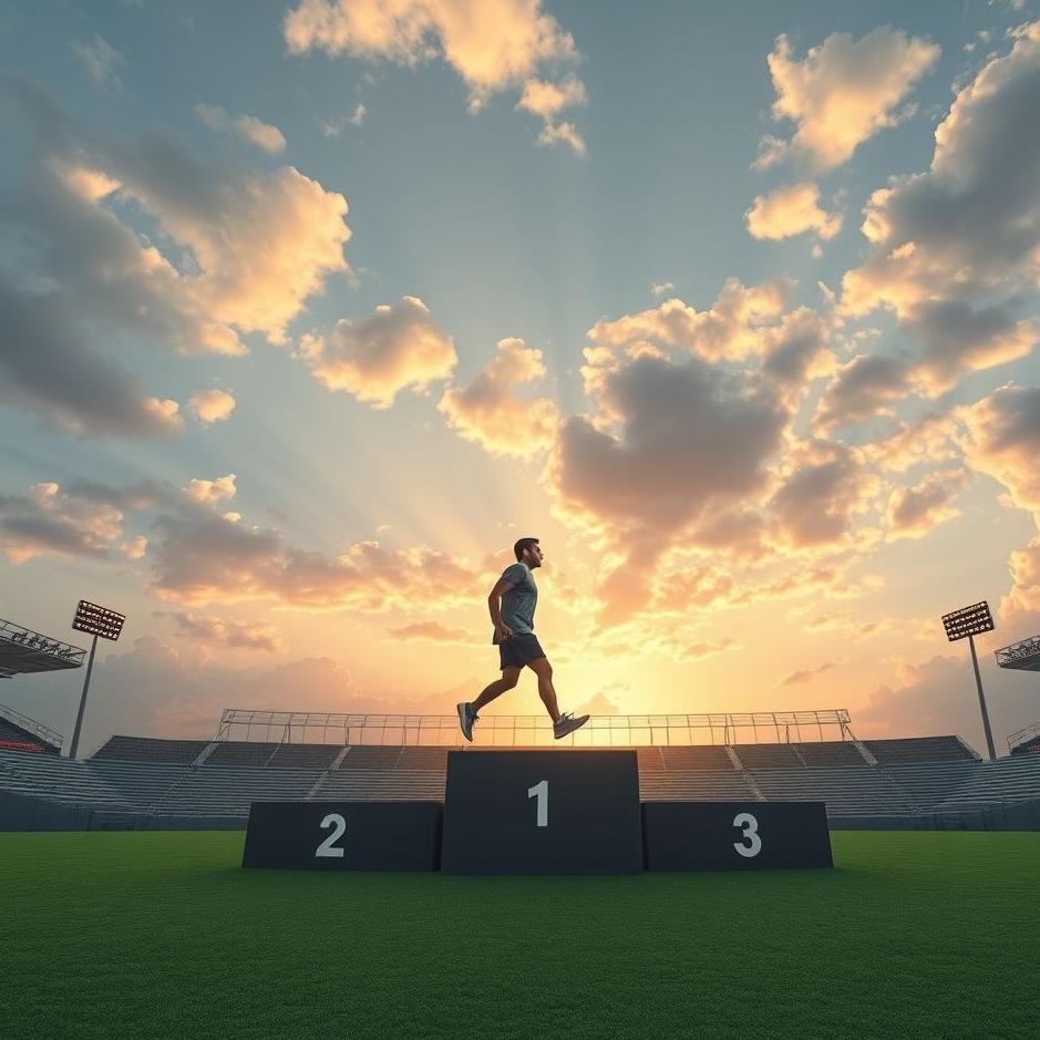 Dream : Walking on the podium in a dream