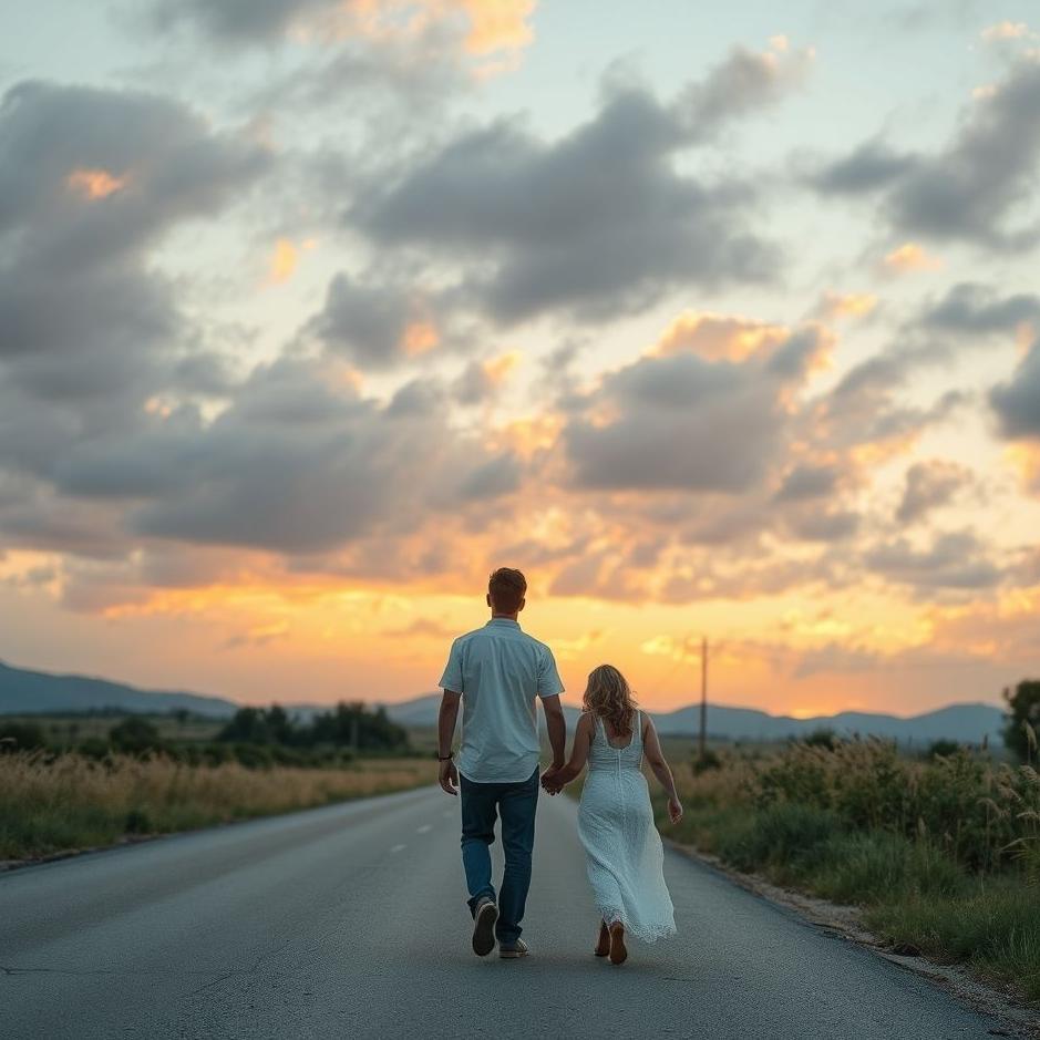 Dream : Walking on the road with your loved one in a dream