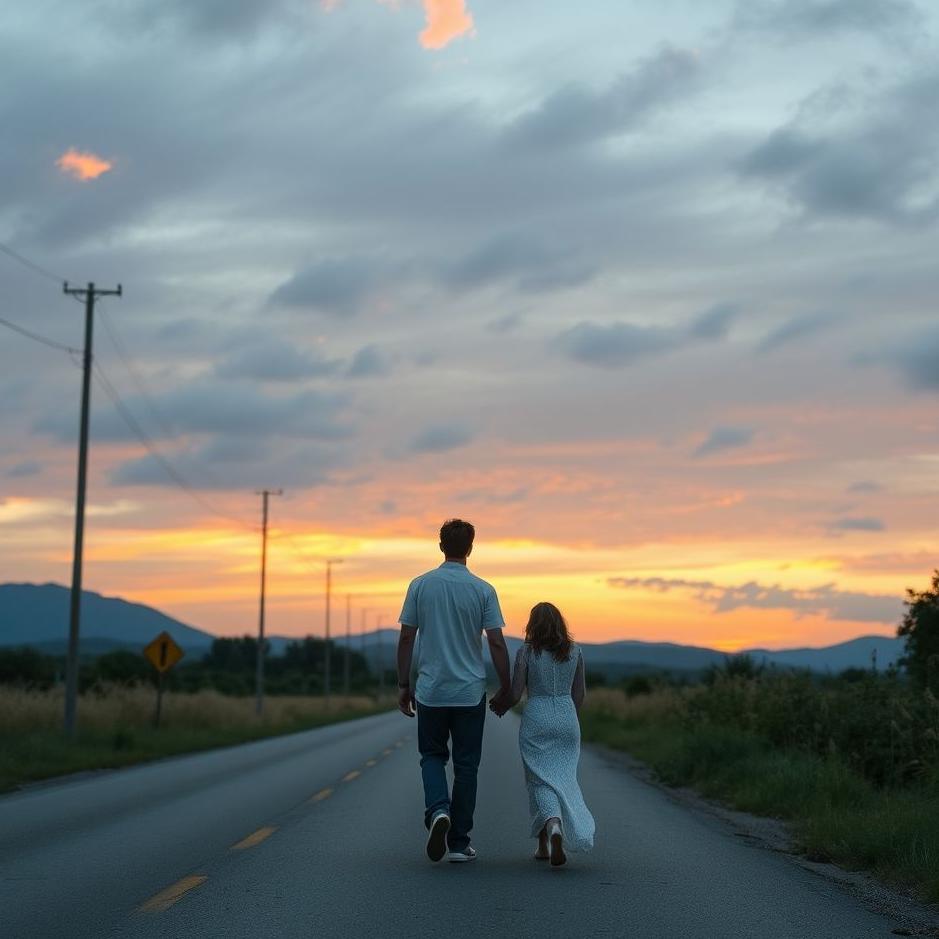 Dream : Walking on the road with your lover in a dream