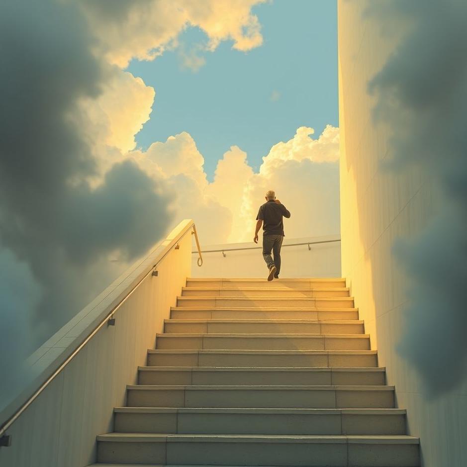 Dream : Walking on the stairs in a dream