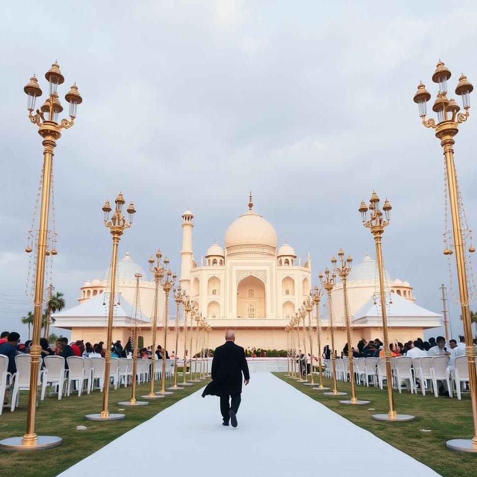Dream : Walking on the white carpet 