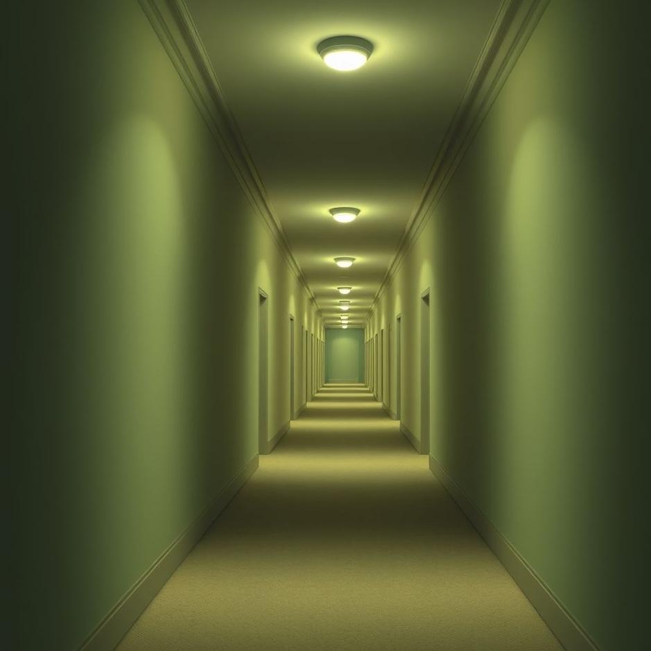 Dream : Walking through a corridor in a dream