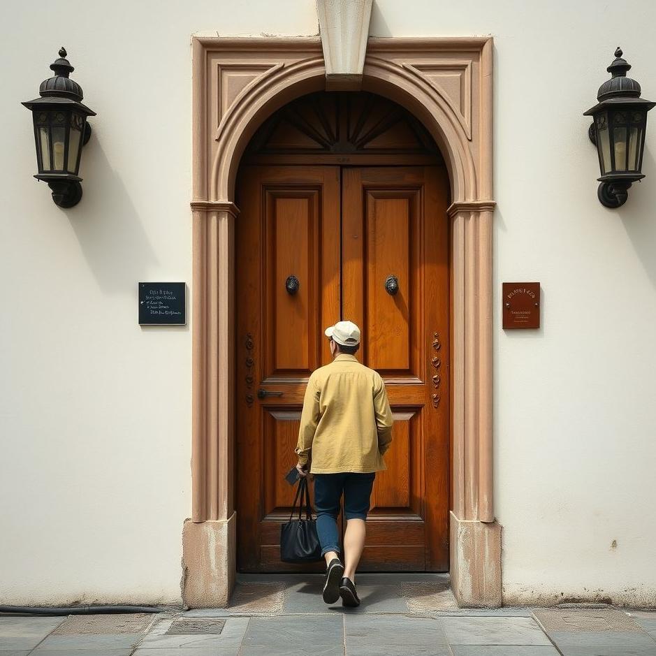 Dream : Walking through a door 