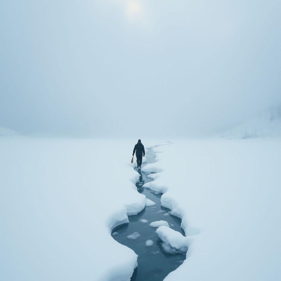 Dream : Walking through sinking snow in a dream