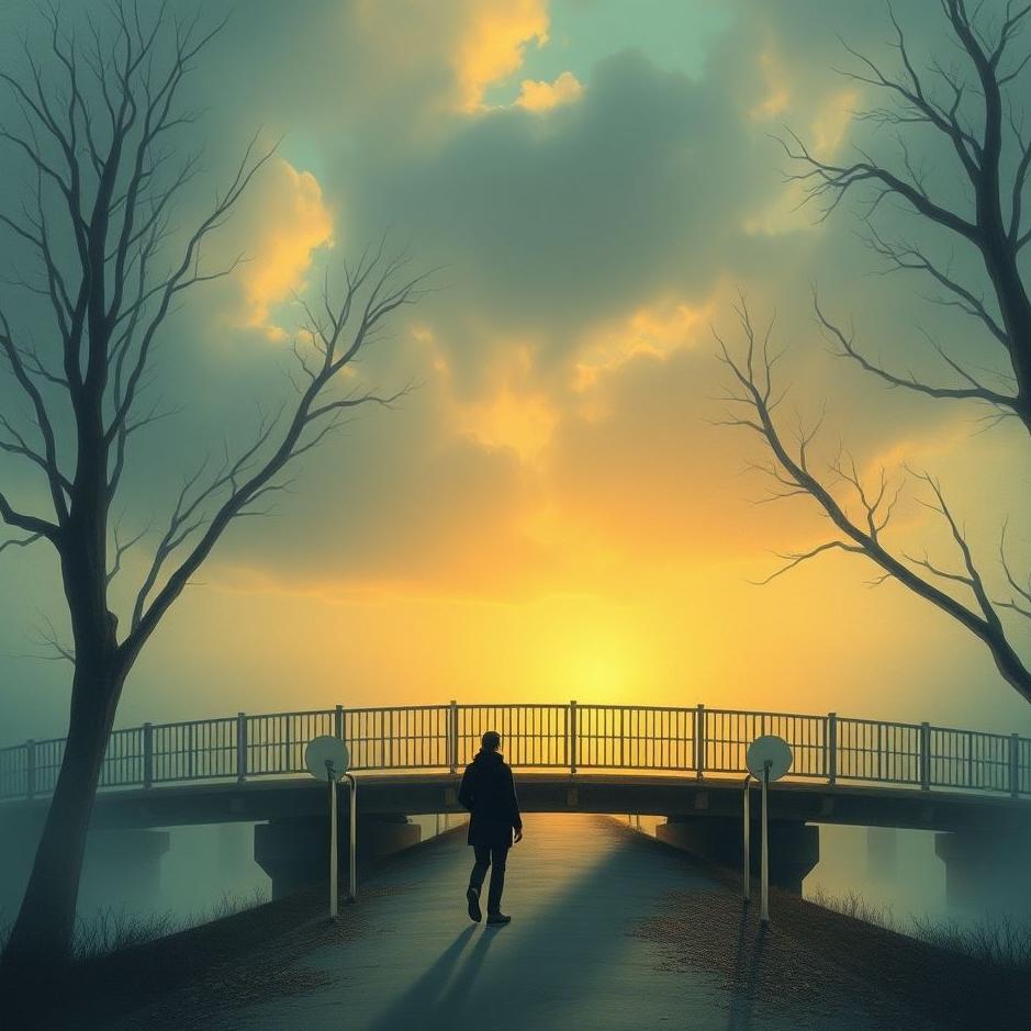 Dream : Walking under a bridge in a dream