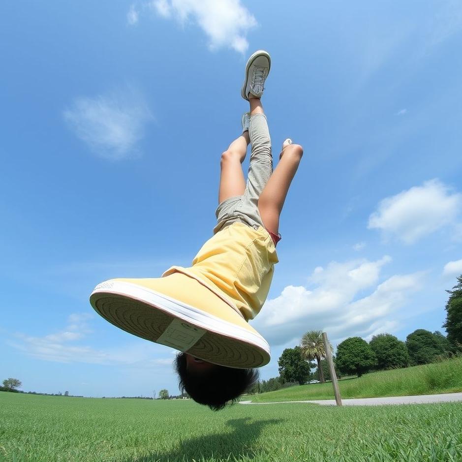 Dream : Walking upside down