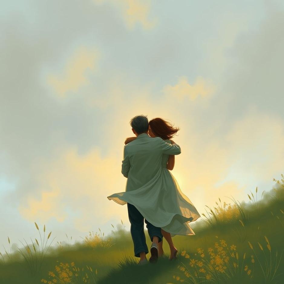 Dream : Walking while hugging your loved one in a dream