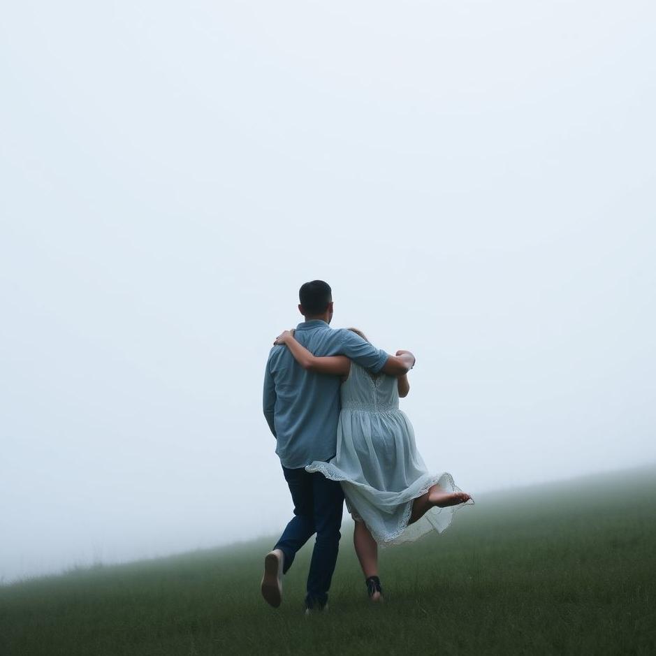 Dream : Walking while hugging your lover in a dream