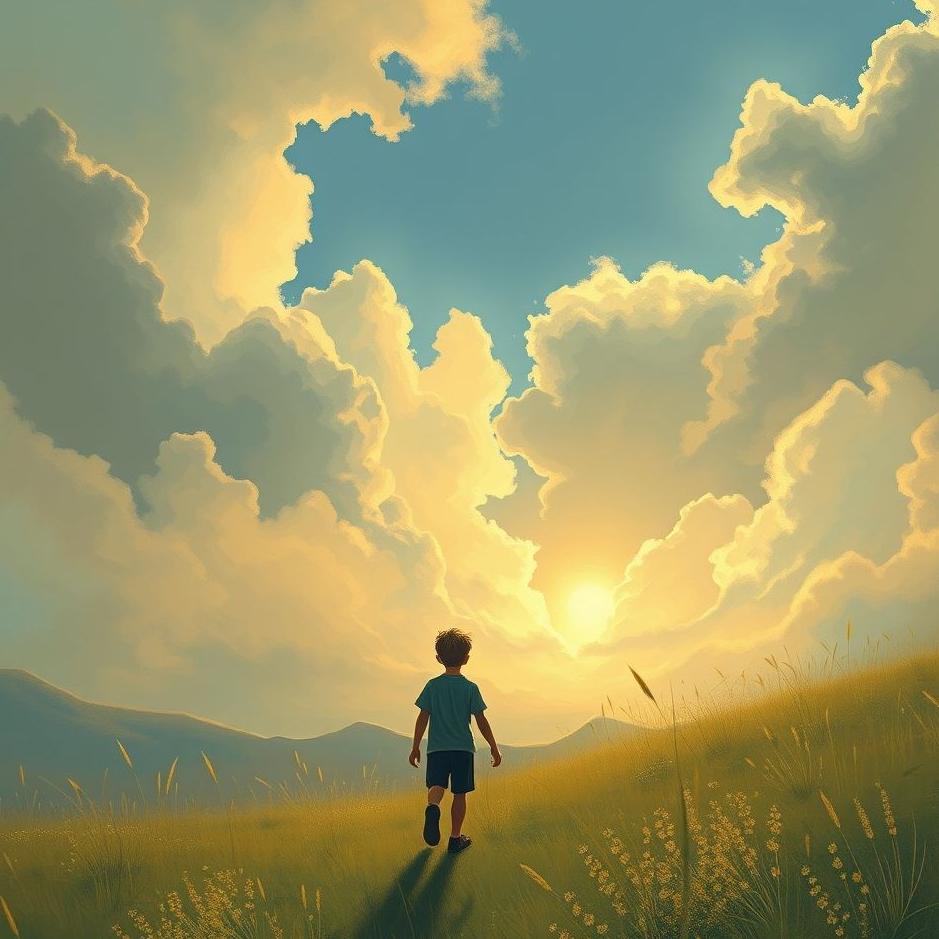 Dream : Walking with a boy in a dream