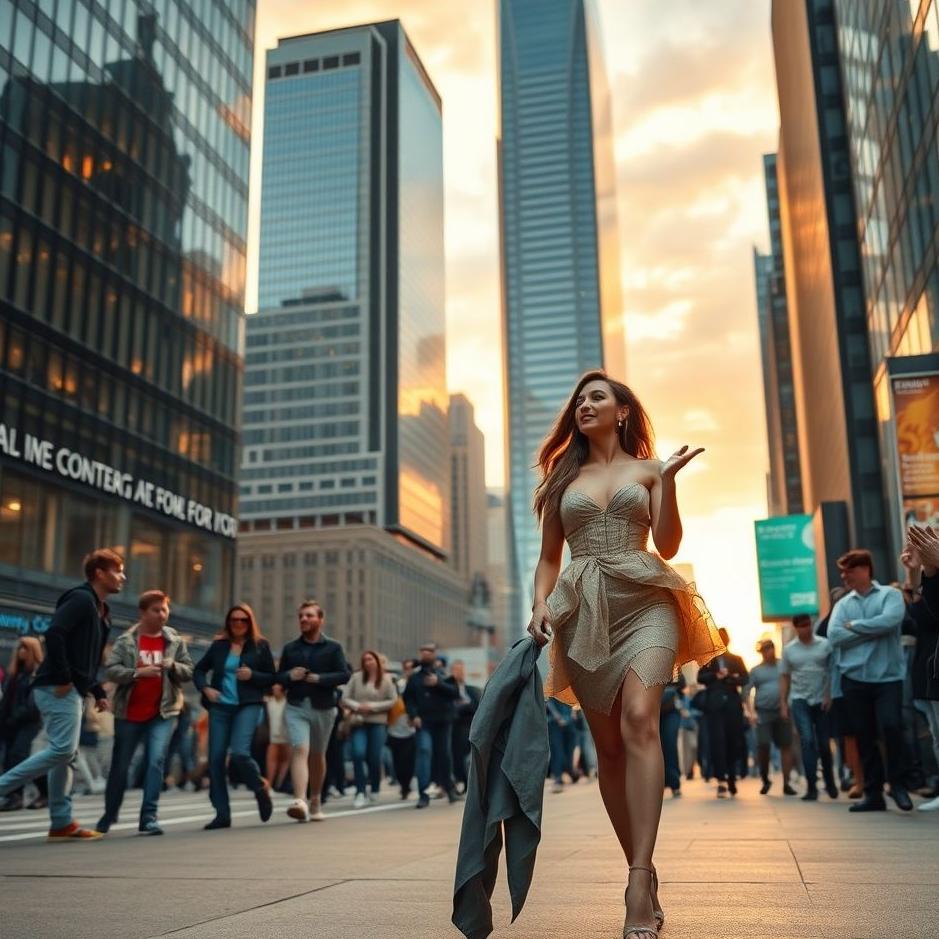 Dream : Walking with a celebrity 