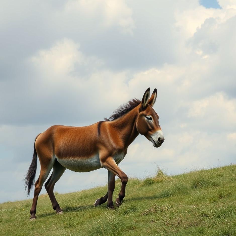 Dream : Walking with a donkey in a dream