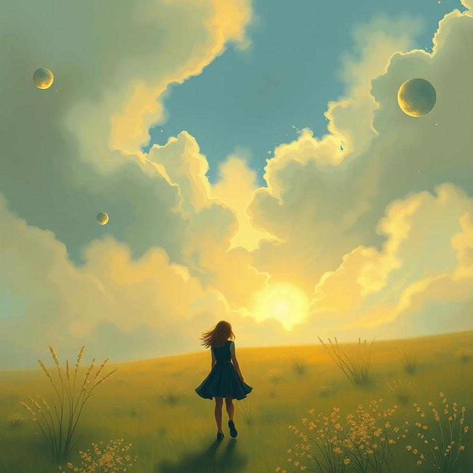 Dream : Walking with a girl in a dream