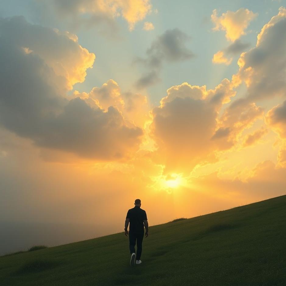 Dream : Walking with a man in a dream