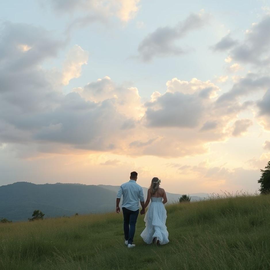 Dream : Walking with my husband in a dream