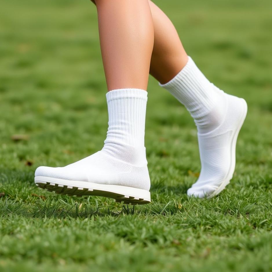 Dream : Walking with white socks 