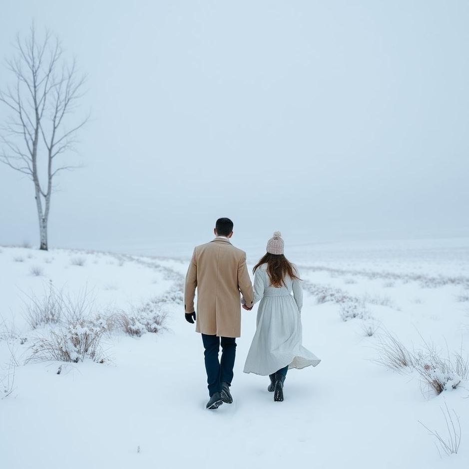 Dream : Walking with your lover in the snow in a dream