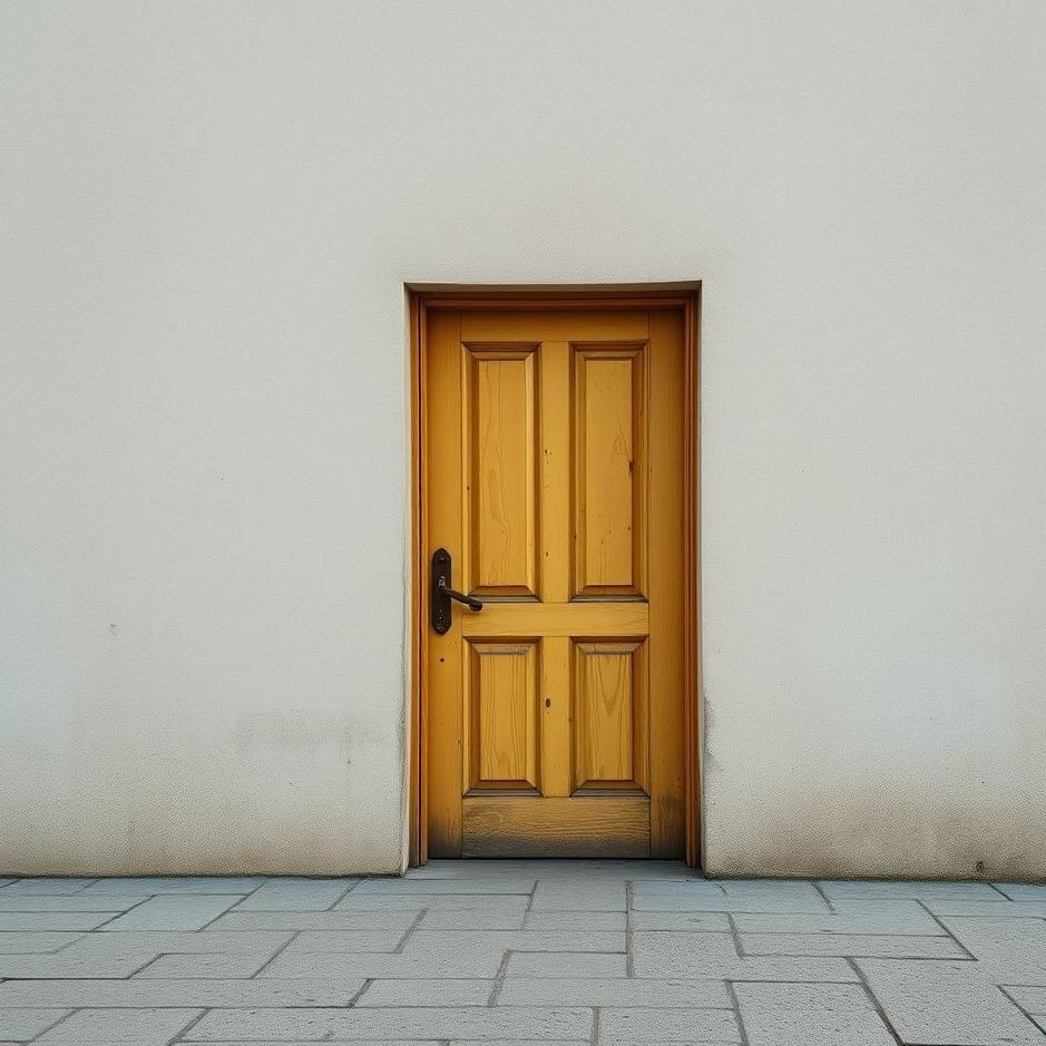 Dream : Wall in front of a door in a dream