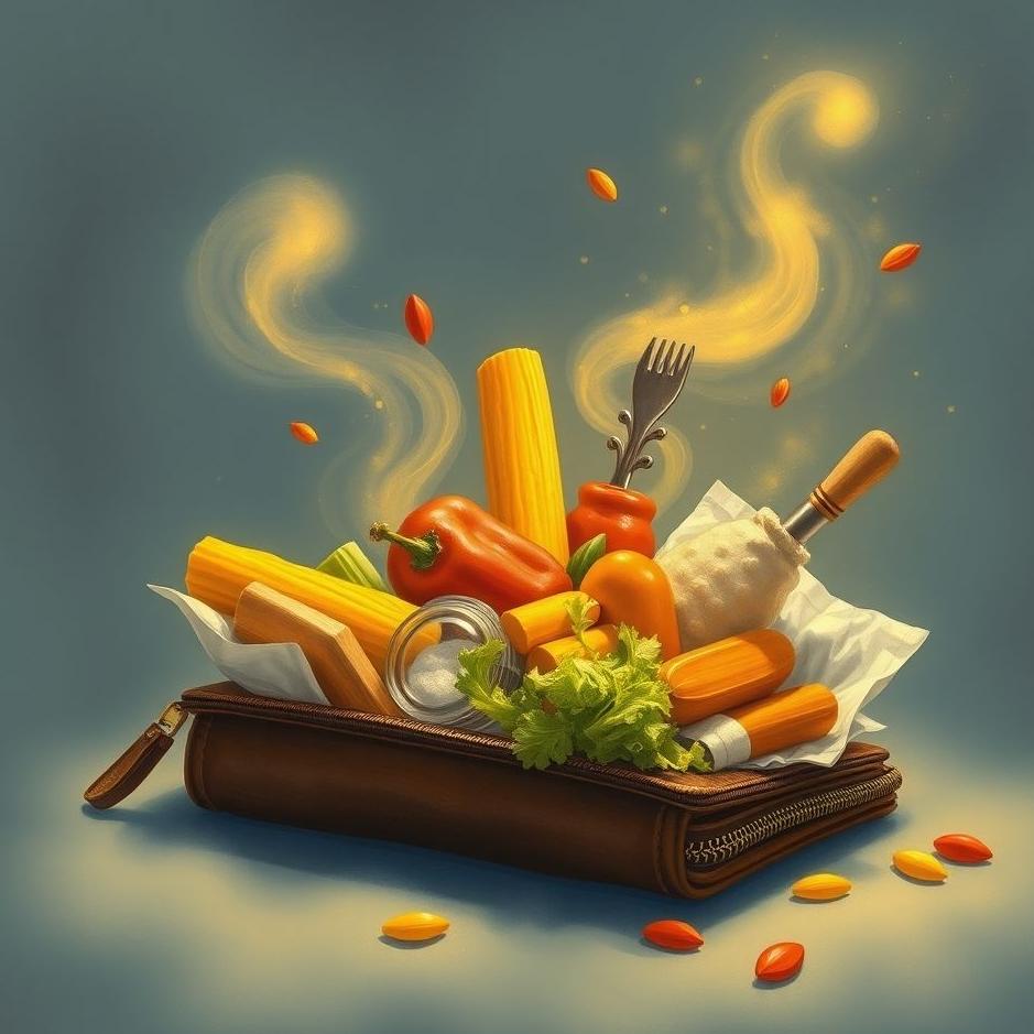 Dream : Wallet full of food in a dream