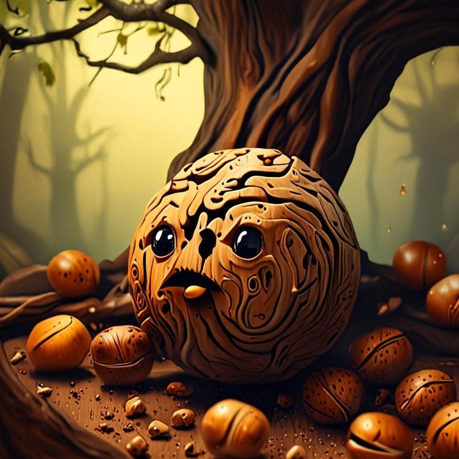 Dream : Walnut with a bad inside in a dream