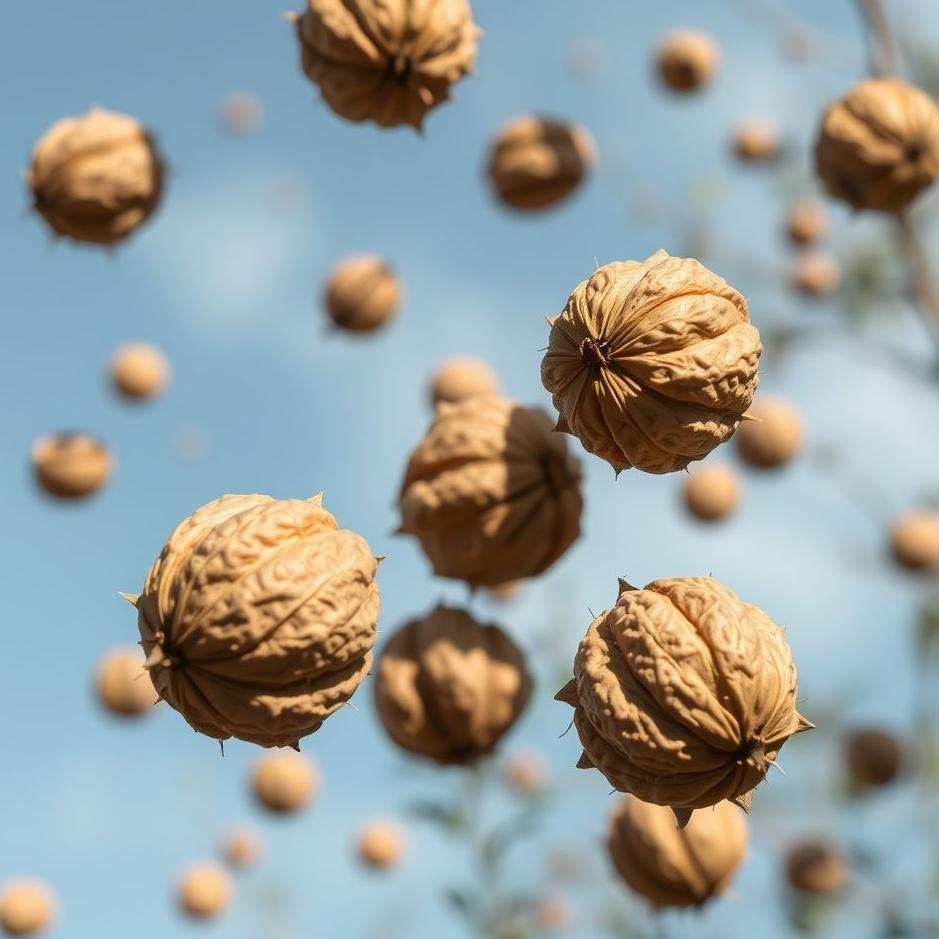 Dream Dictionary : Walnuts falling from the sky in a dream