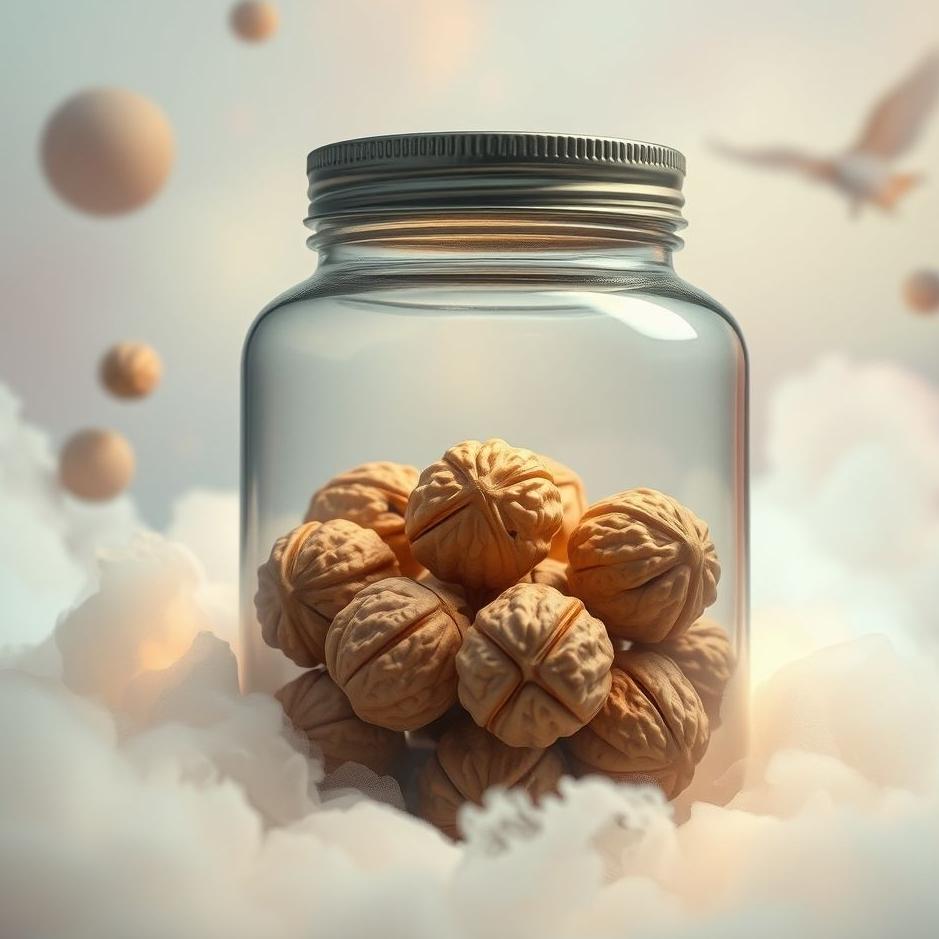 Dream : Walnuts in a jar in a dream