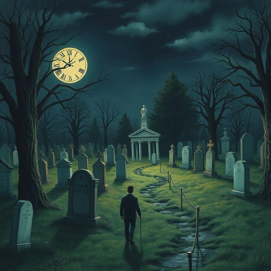 Dream Dictionary : Wandering around a cemetery at night in a dream