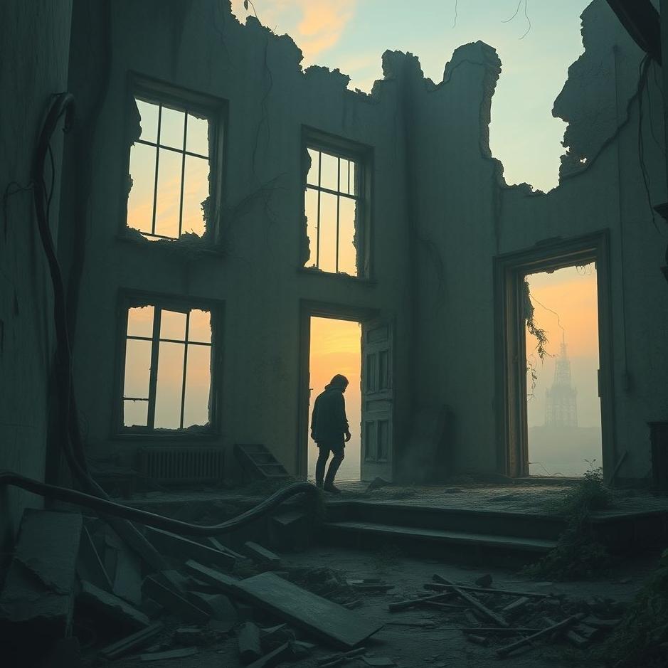 Dream : Wandering around a ruined house in a dream